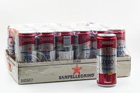 Напиток безалкогольный газированный коктейль без сахара Sanpellegrino 330 мл ж/б