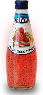 Basil seed drink Raspberries flavor "Напиток Семена базилика с ароматом малины" 290мл