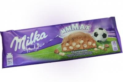 Молочный Шоколад Milka Champiolade с хрустящим рисом 270 гр