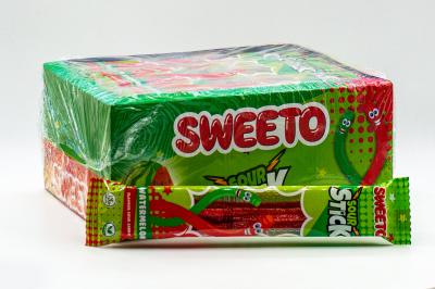 Мармелад SWEETO"SOUR STICK" WATERMELON (Кислые палочки Арбуз) 35 грамм